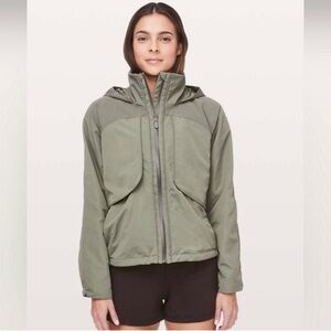 Lululemon Always Effortless Jacket sage green size 4